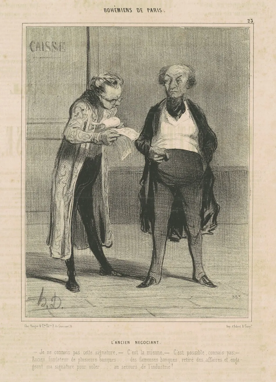 L'ancien négociant by Honoré Daumier