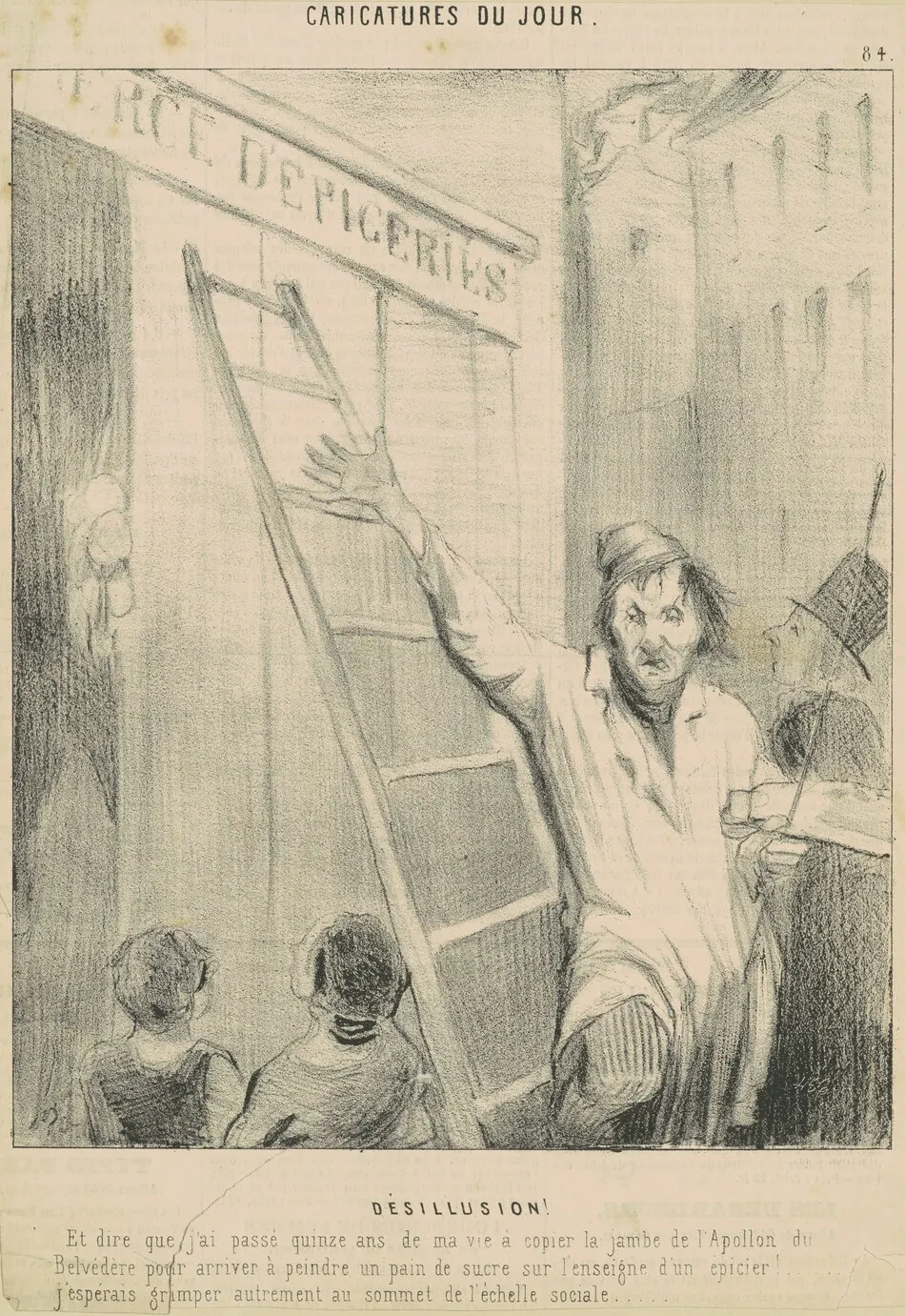 Désillusion! by Honoré Daumier