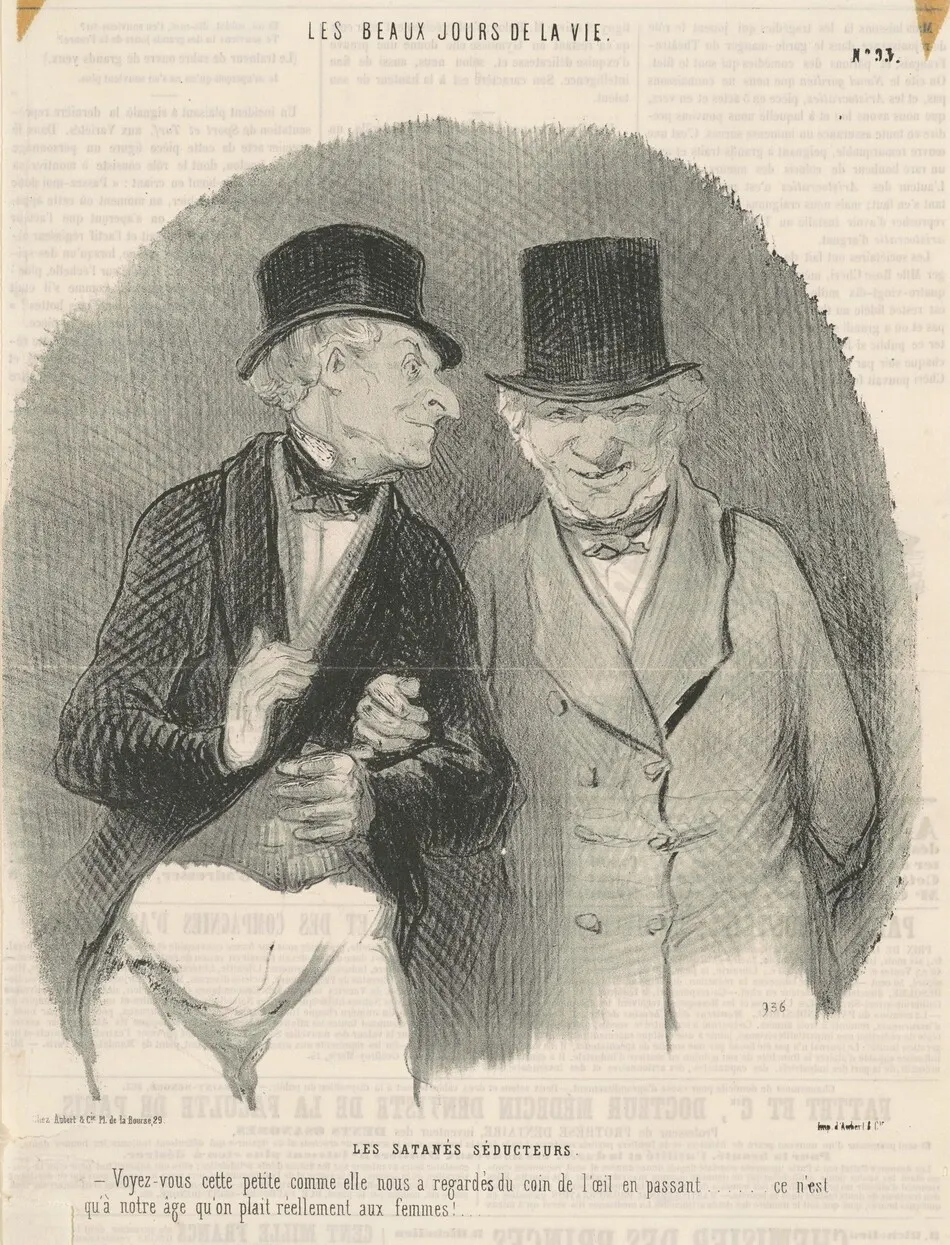 Les satanés séducteurs by Honoré Daumier