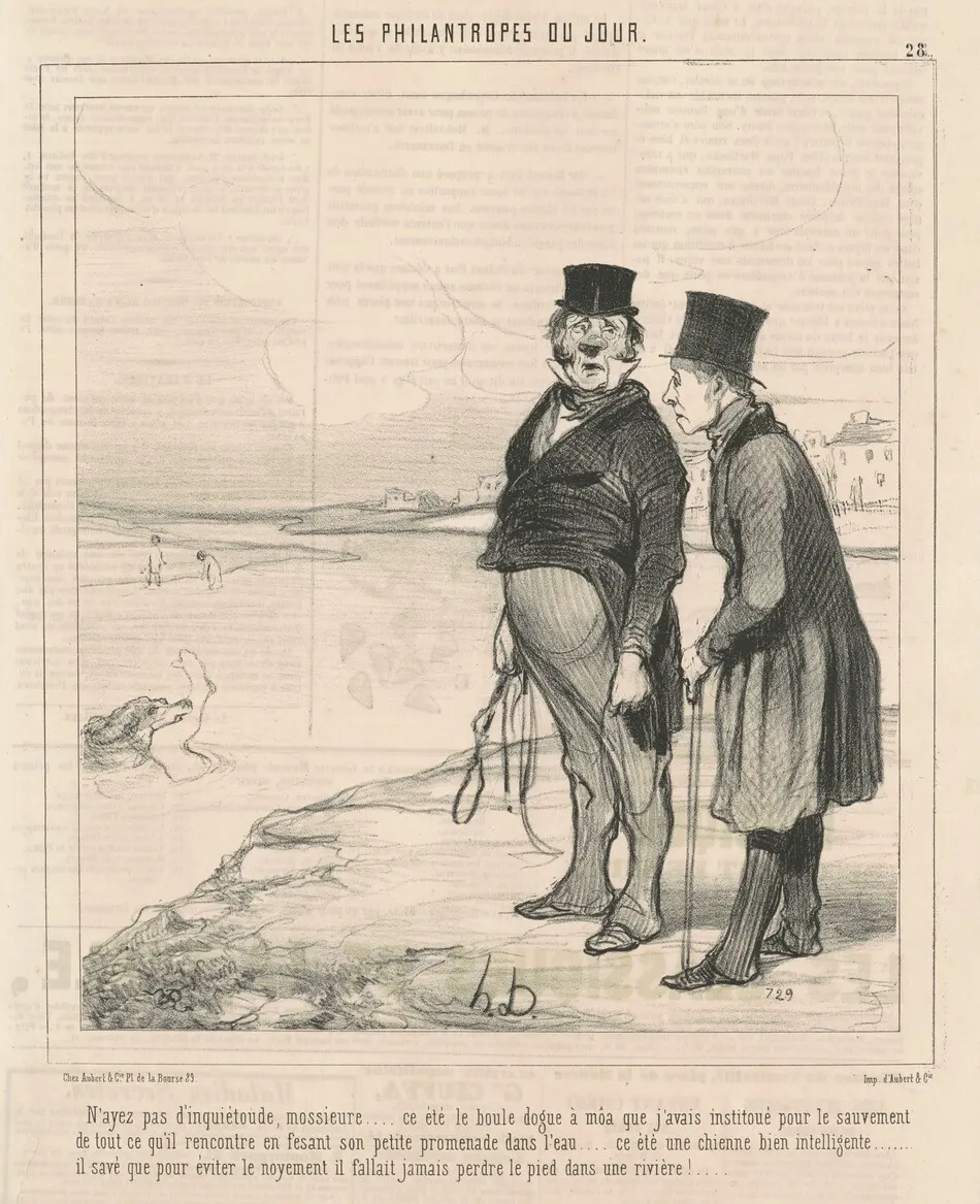 N'ayez pas d'inquiètoude ... by Honoré Daumier