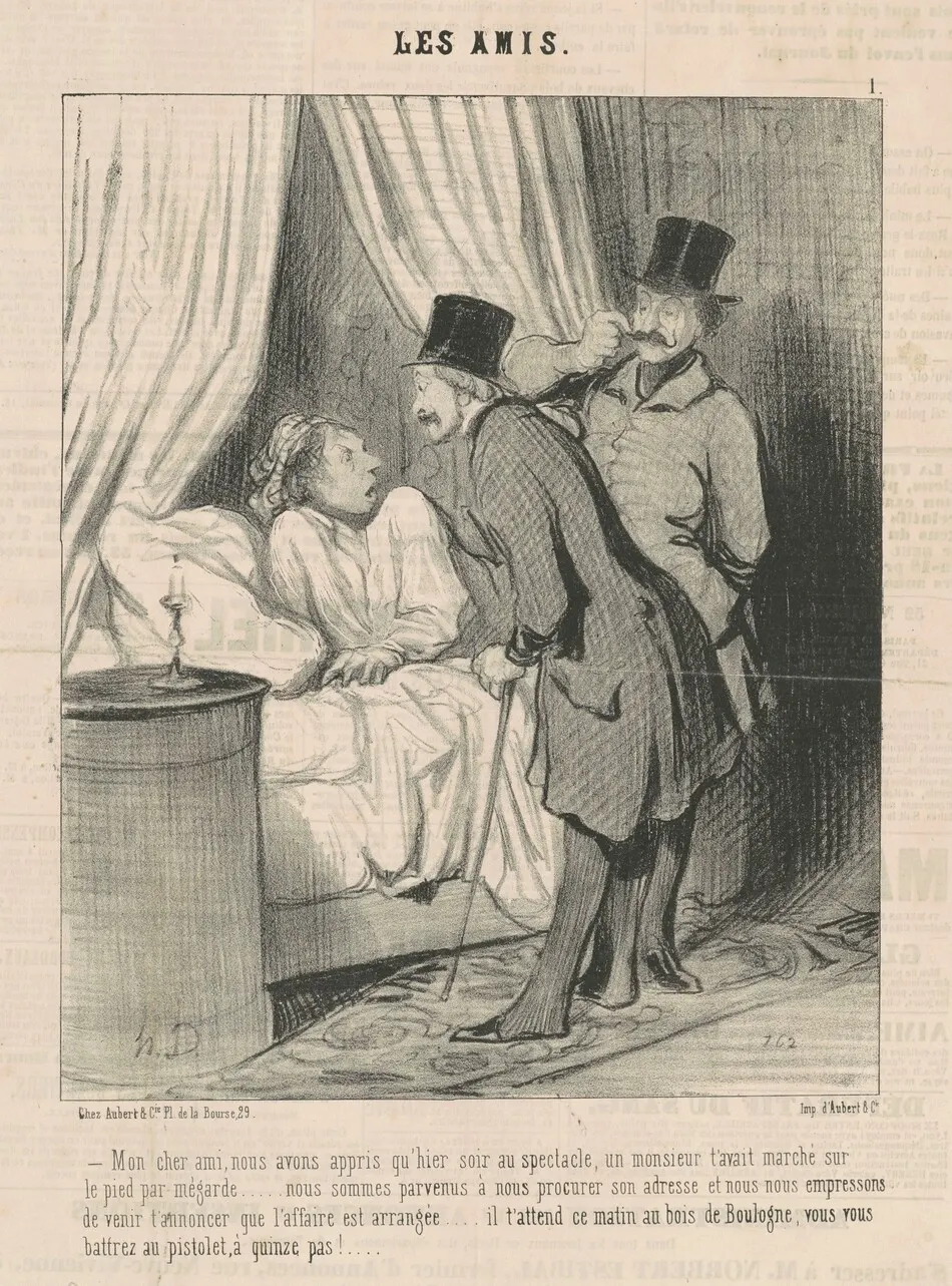 Mon cher ami, nous avons appris ... by Honoré Daumier