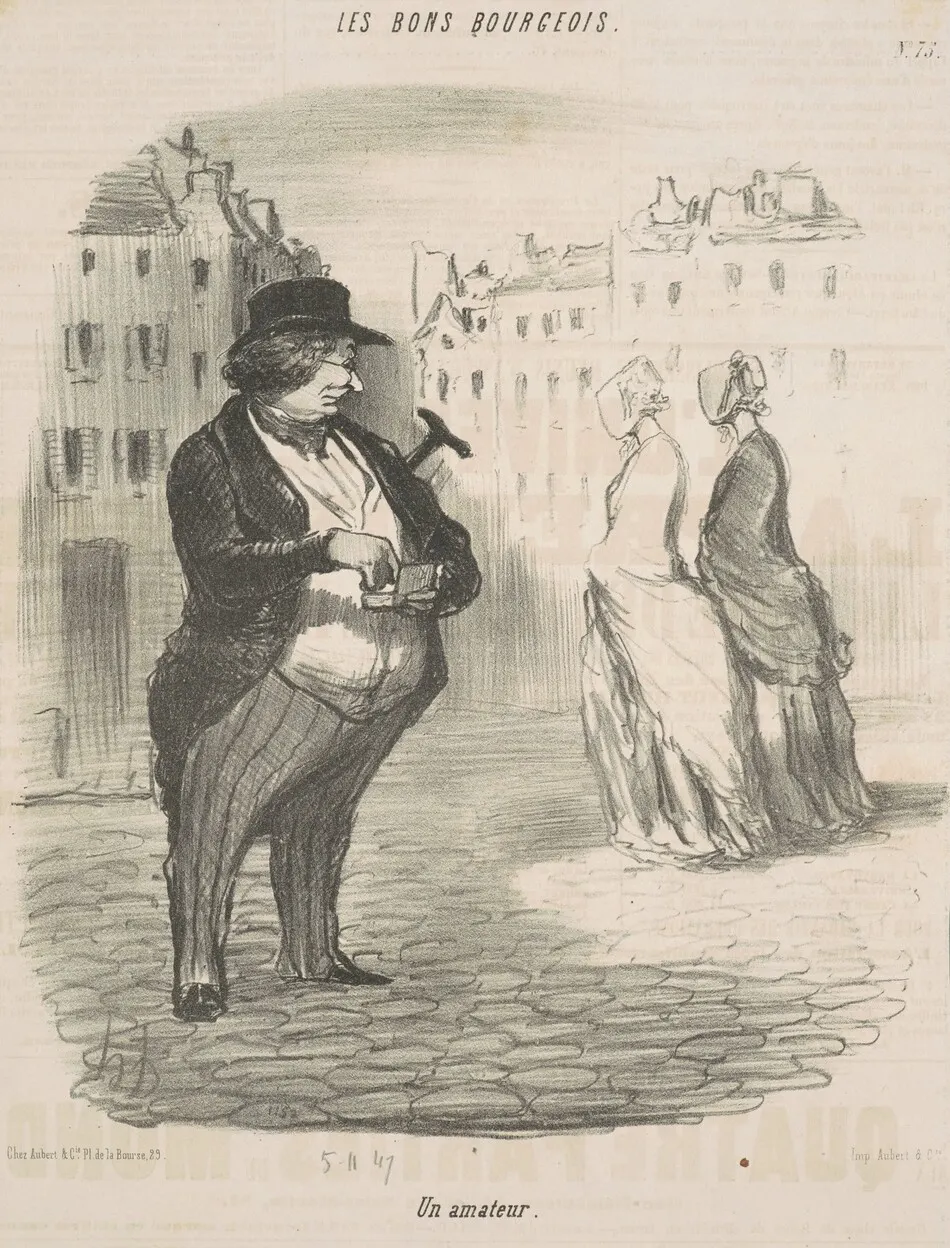 Un amateur by Daumier, Honoré