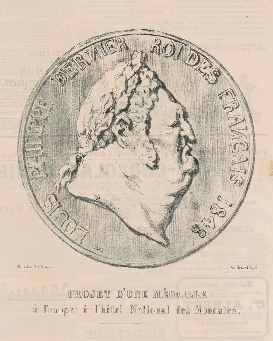 Louis-Philippe, dernier roi des français by Honoré Daumier