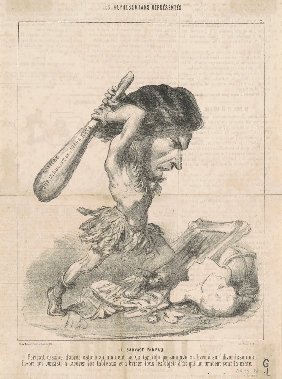 J. Martial Bineau (2nd Plate) by Honoré Daumier