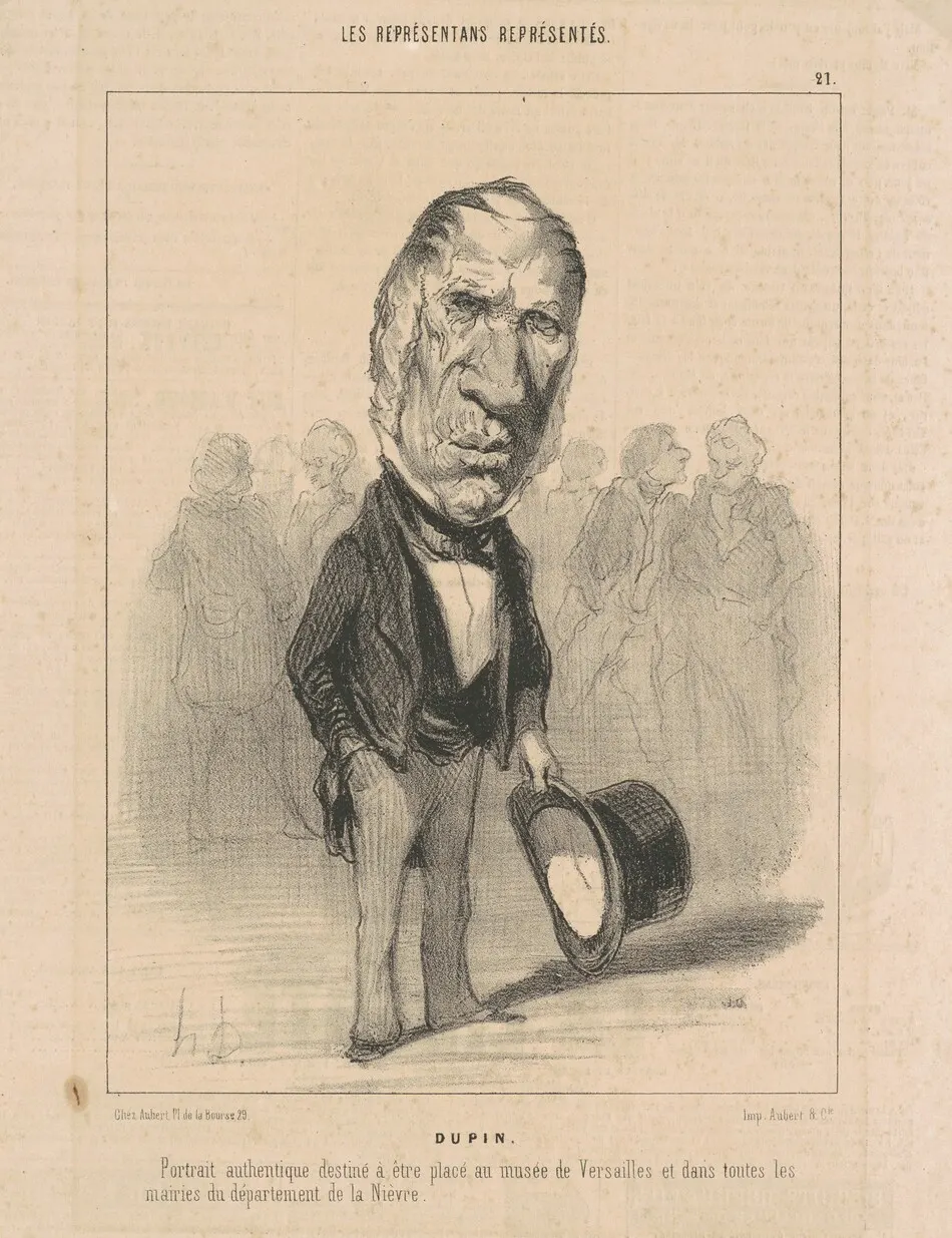 J. Jacques Dupin by Honoré Daumier