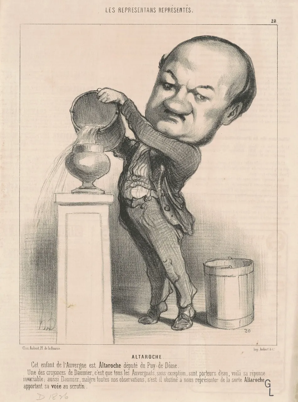 Marie Michel Altaroche by Honoré Daumier