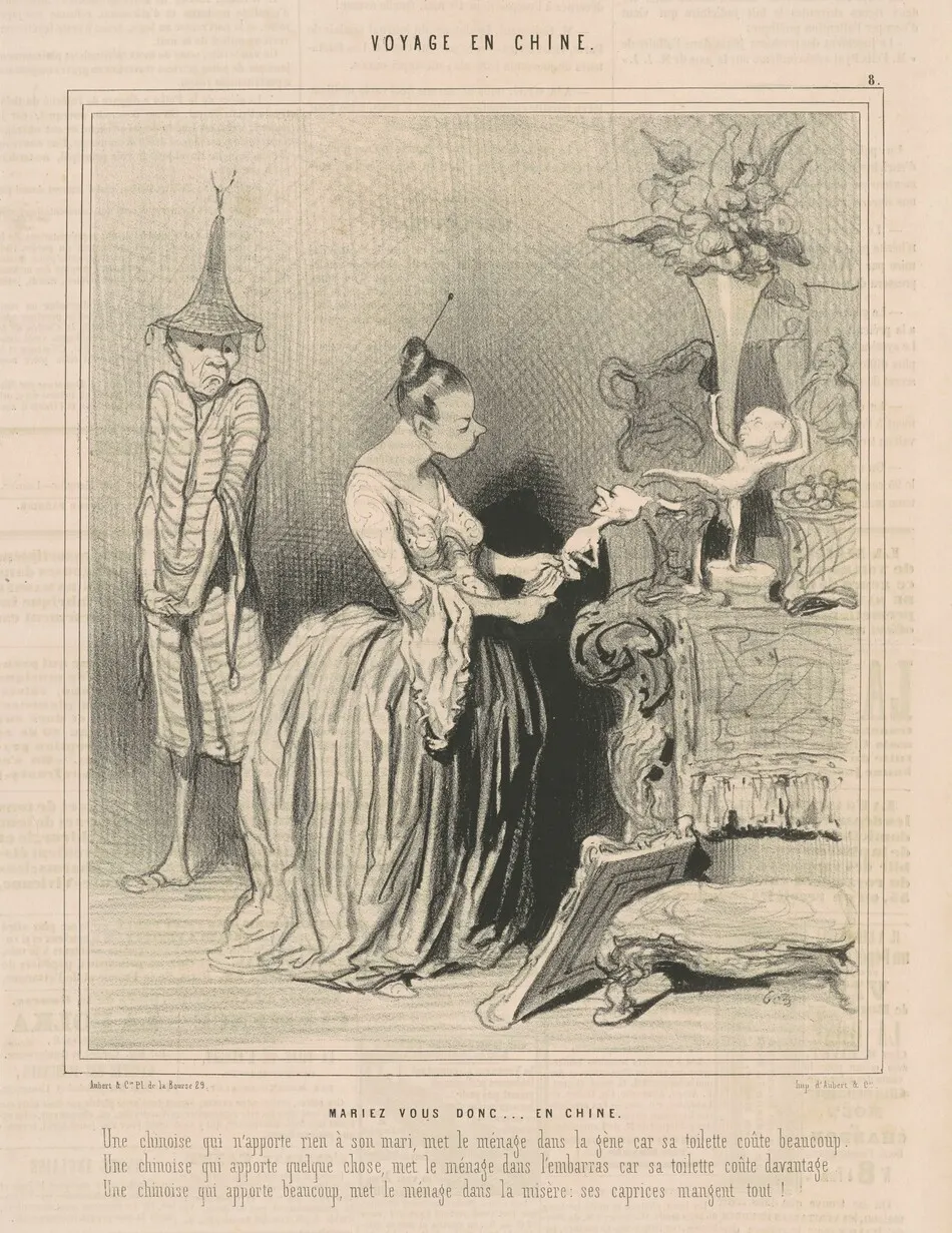 Mariez-vous donc ... en chine by Honoré Daumier
