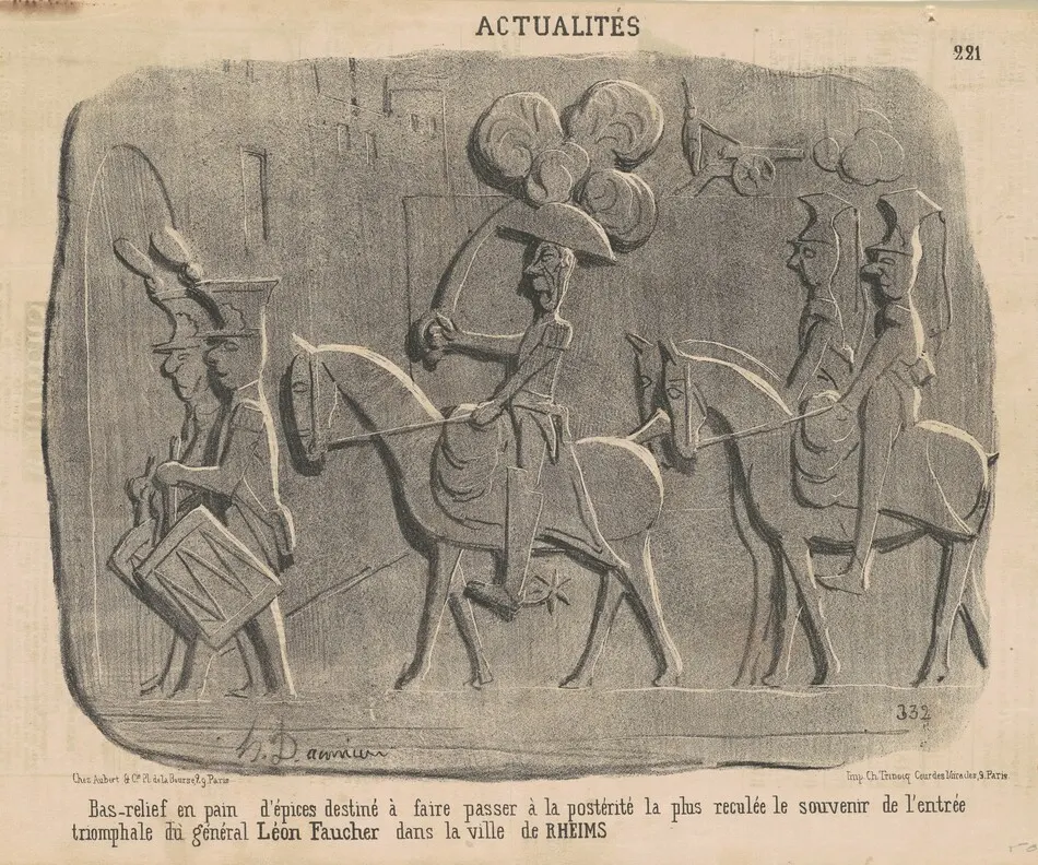 Bas-relief en pain d'épices ... by Honoré Daumier