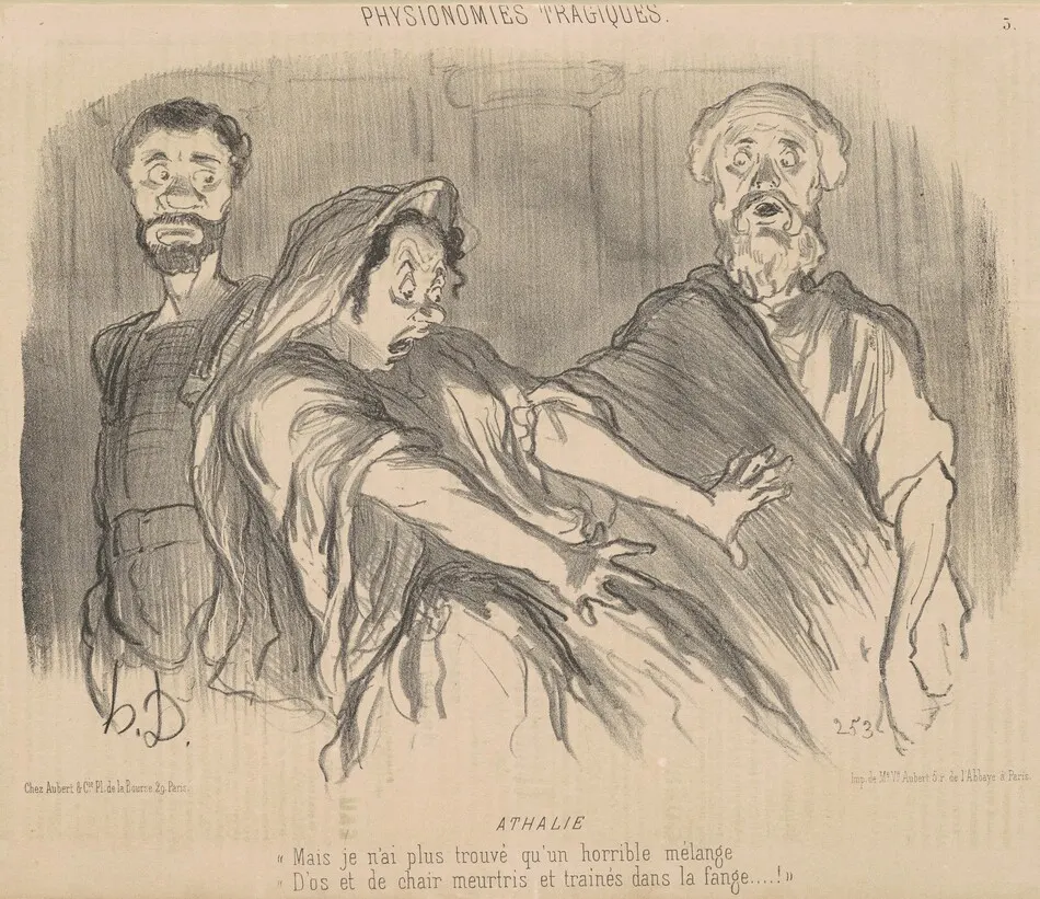 Athalie by Honoré Daumier