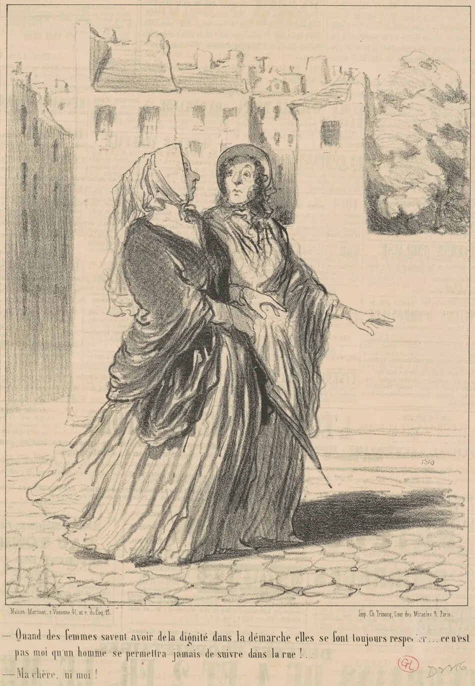 Quand des femmes savent avoir ... by Honoré Daumier