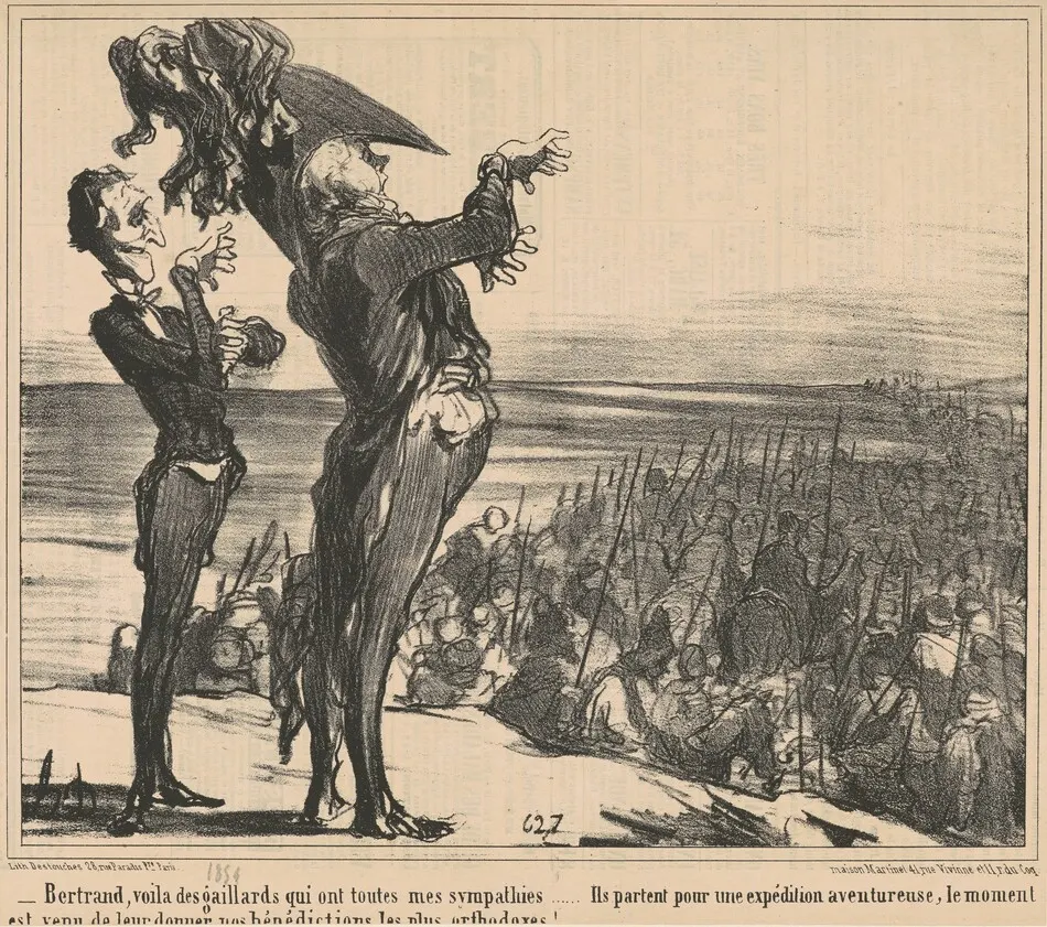 Bertrand, voila des gaillards ... by Honoré Daumier