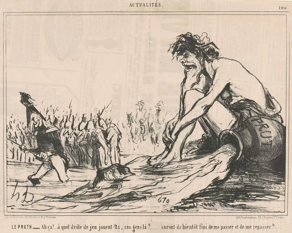 Le Pruth by Honoré Daumier