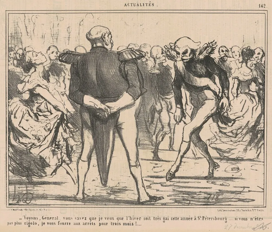 Voyons, genéral ... by Daumier, Honoré