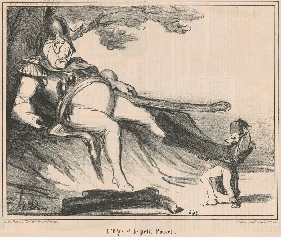 L'ogre et le petit poucet by Honoré Daumier