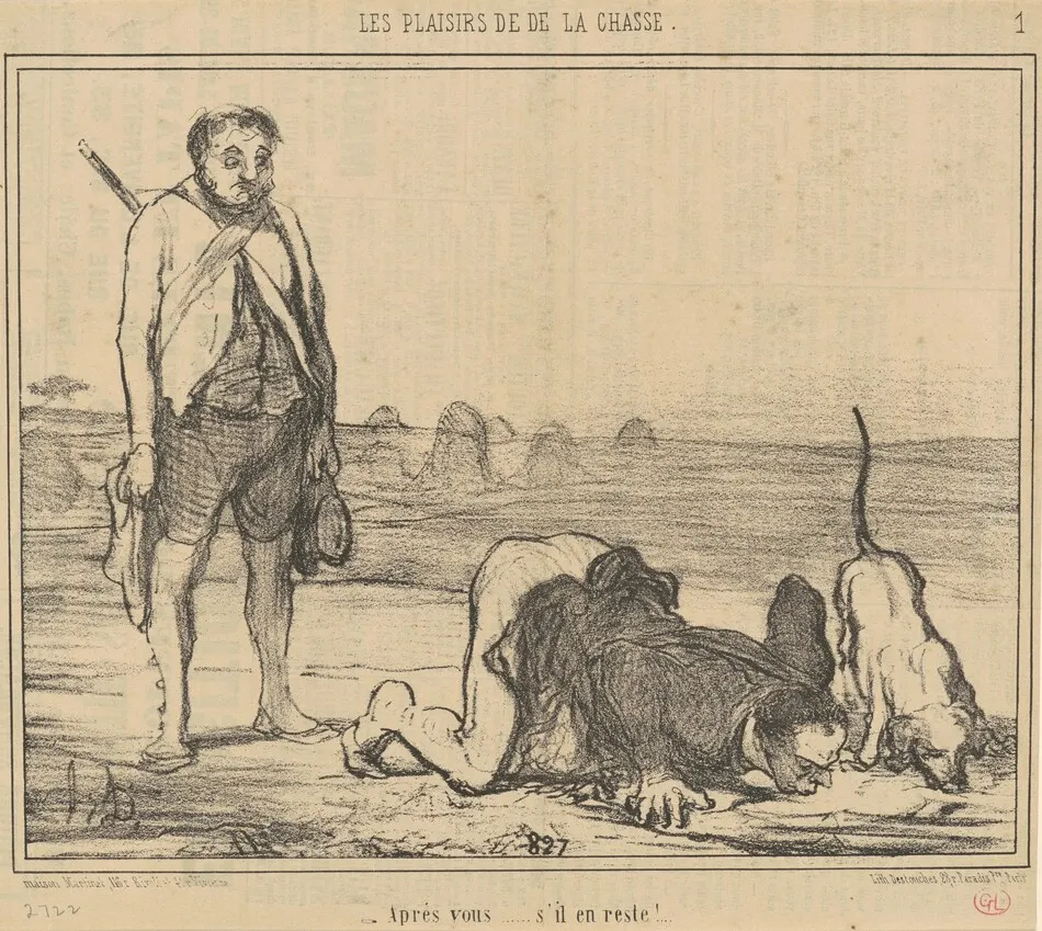 Après vous ... s'il en reste! ... by Honoré Daumier