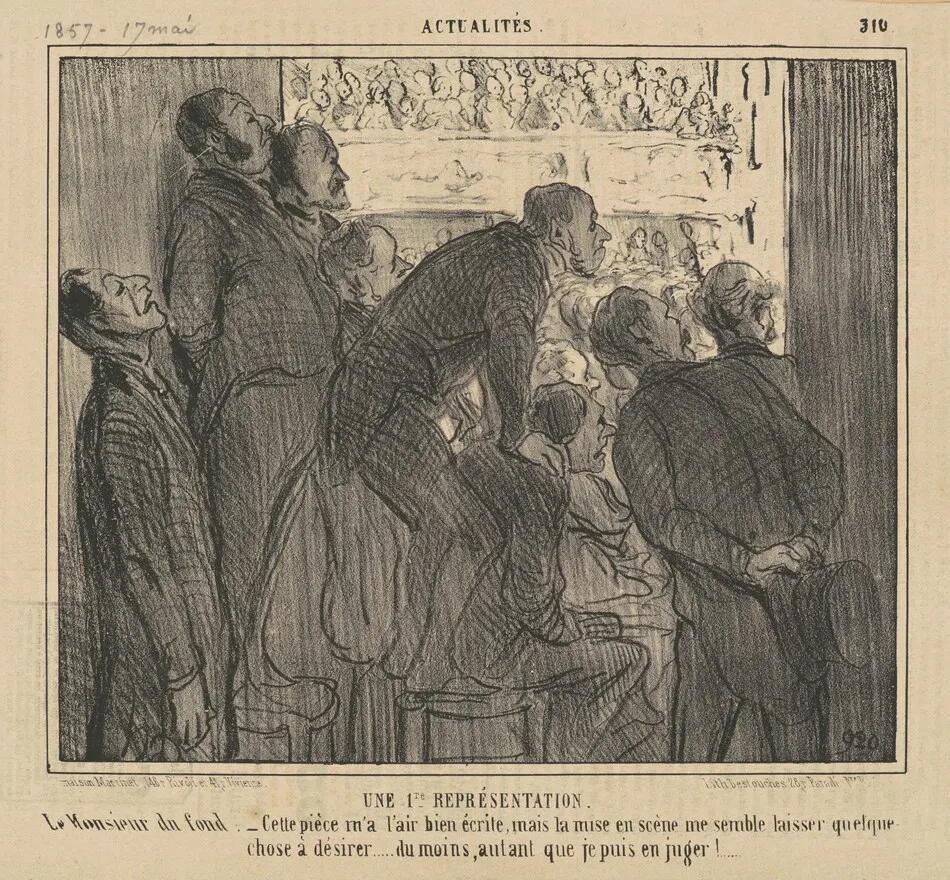 Une 1er reprèsentation de la bourse by Daumier, Honoré