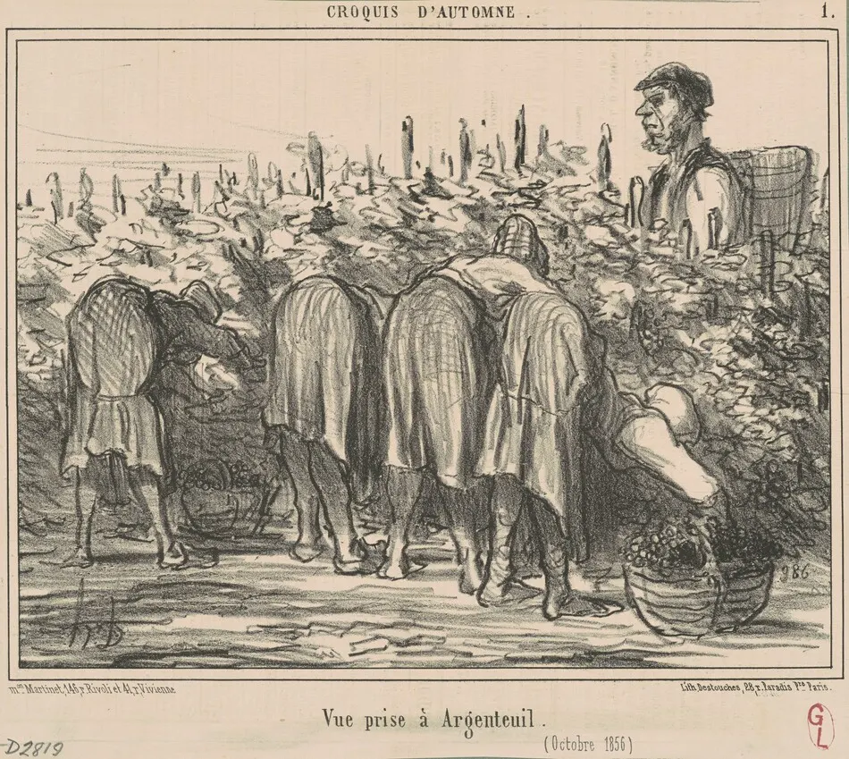 Vue prise a Argenteuil (Octobre 1856) by Daumier, Honoré
