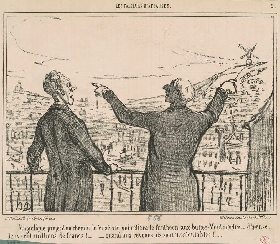 Magnifique projet ... by Honoré Daumier