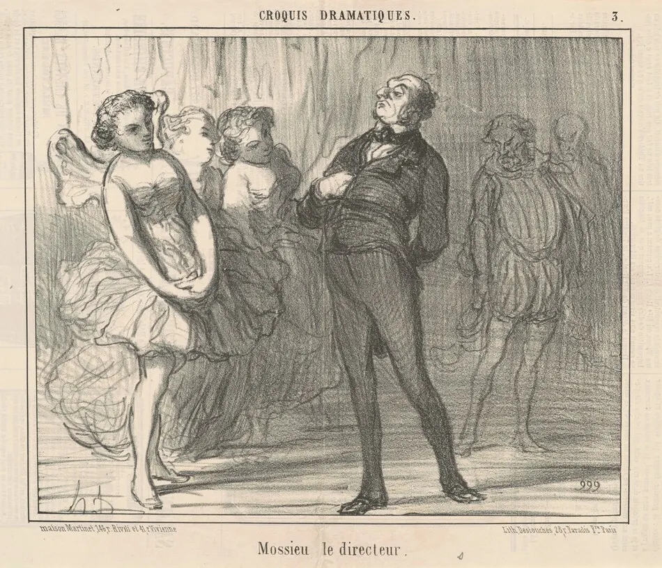 Mossieu la directeur by Honoré Daumier