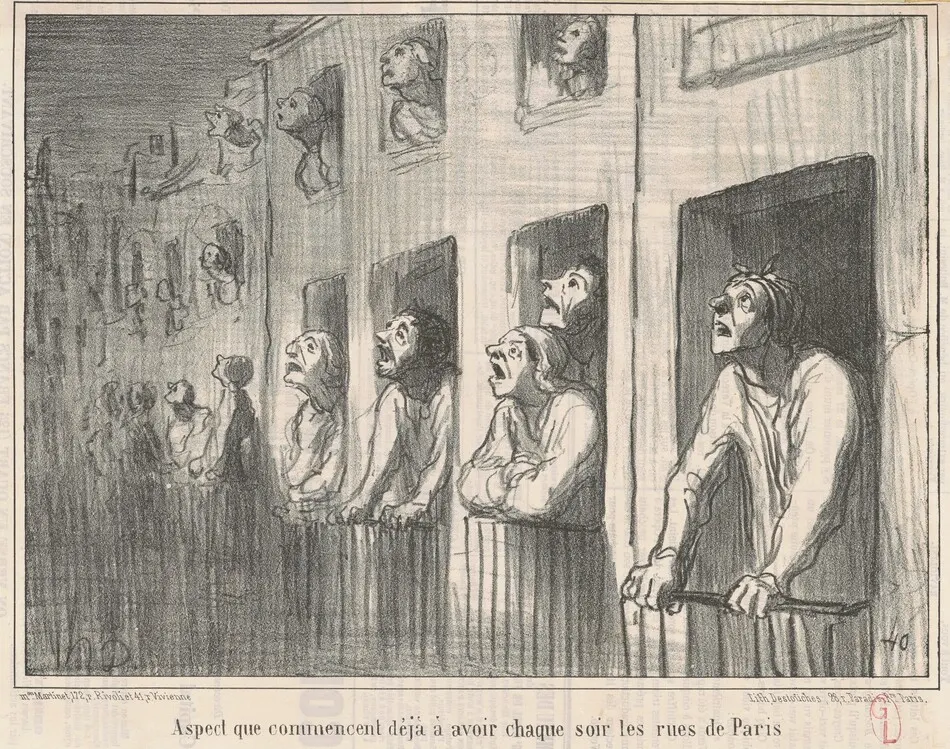 Aspect que commencent déja a avoir ... by Honoré Daumier