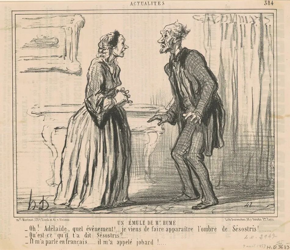 Un émule de Mr Hume by Daumier, Honoré