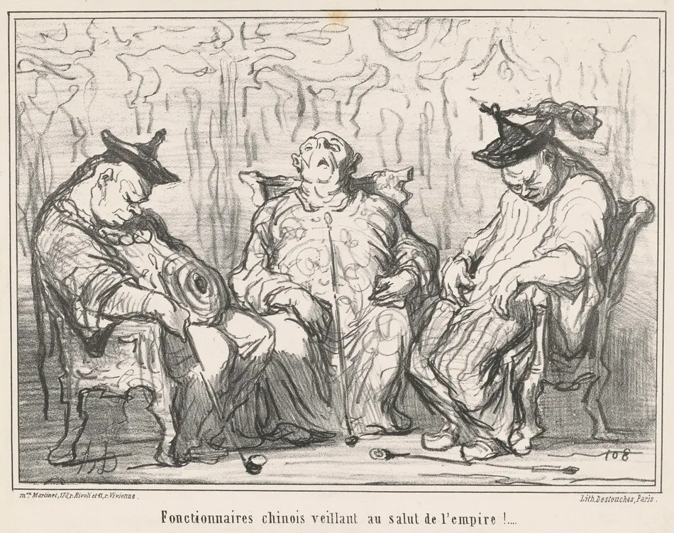 Fonctionnaires ... veillant au salut de l'empire! ... by Honoré Daumier
