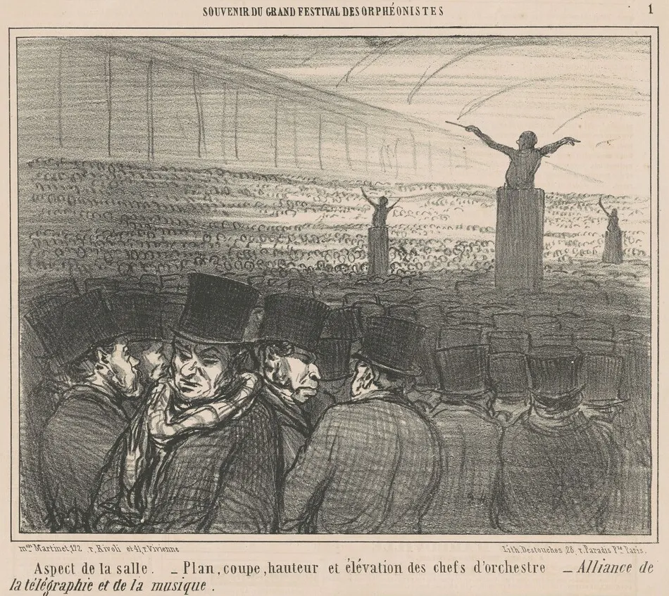Aspect de la salle by Honoré Daumier
