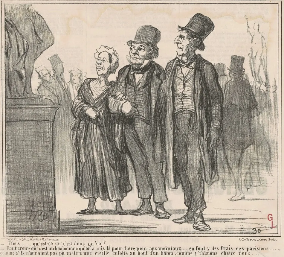Tiens ... qu'est-ce qu'c'est donc qu'ça? ... by Daumier, Honoré