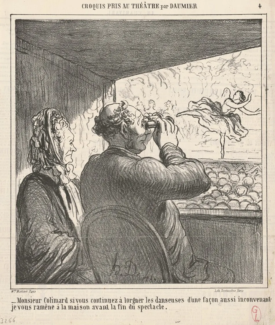 Monsieur Colimard si vous continuez ... by Honoré Daumier