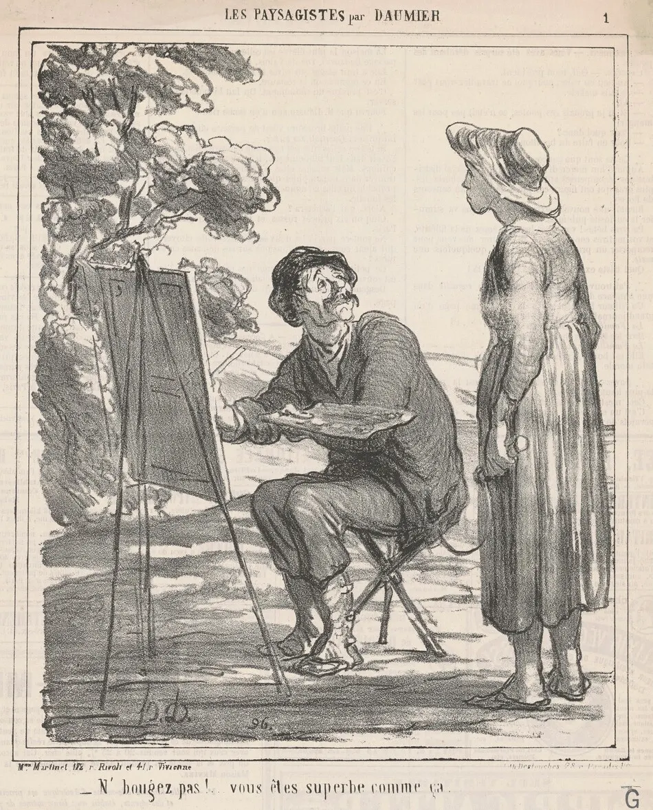 N'bougez pas! ... by Honoré Daumier