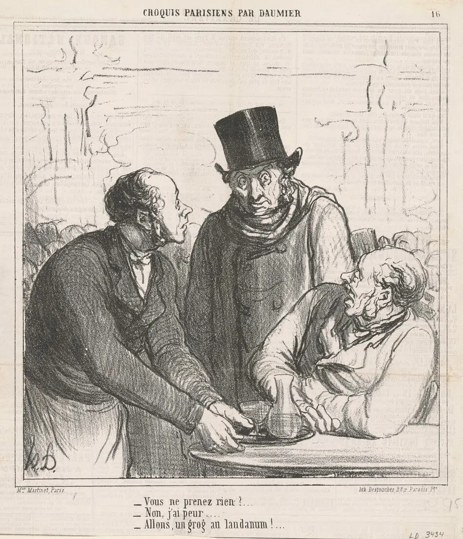 Vous ne prenez rien? by Daumier, Honoré