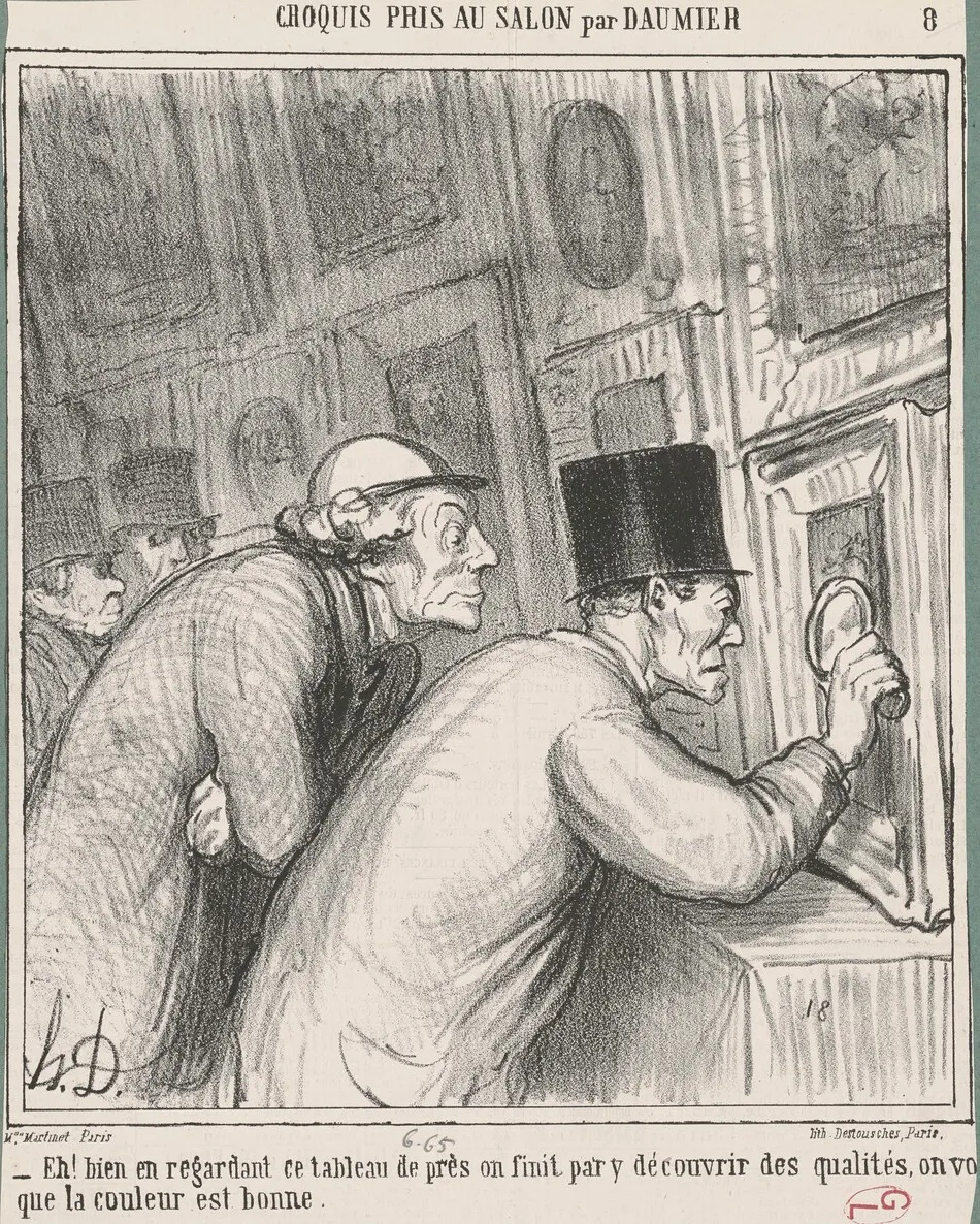Eh! Bien en regardance ce tableau by Honoré Daumier