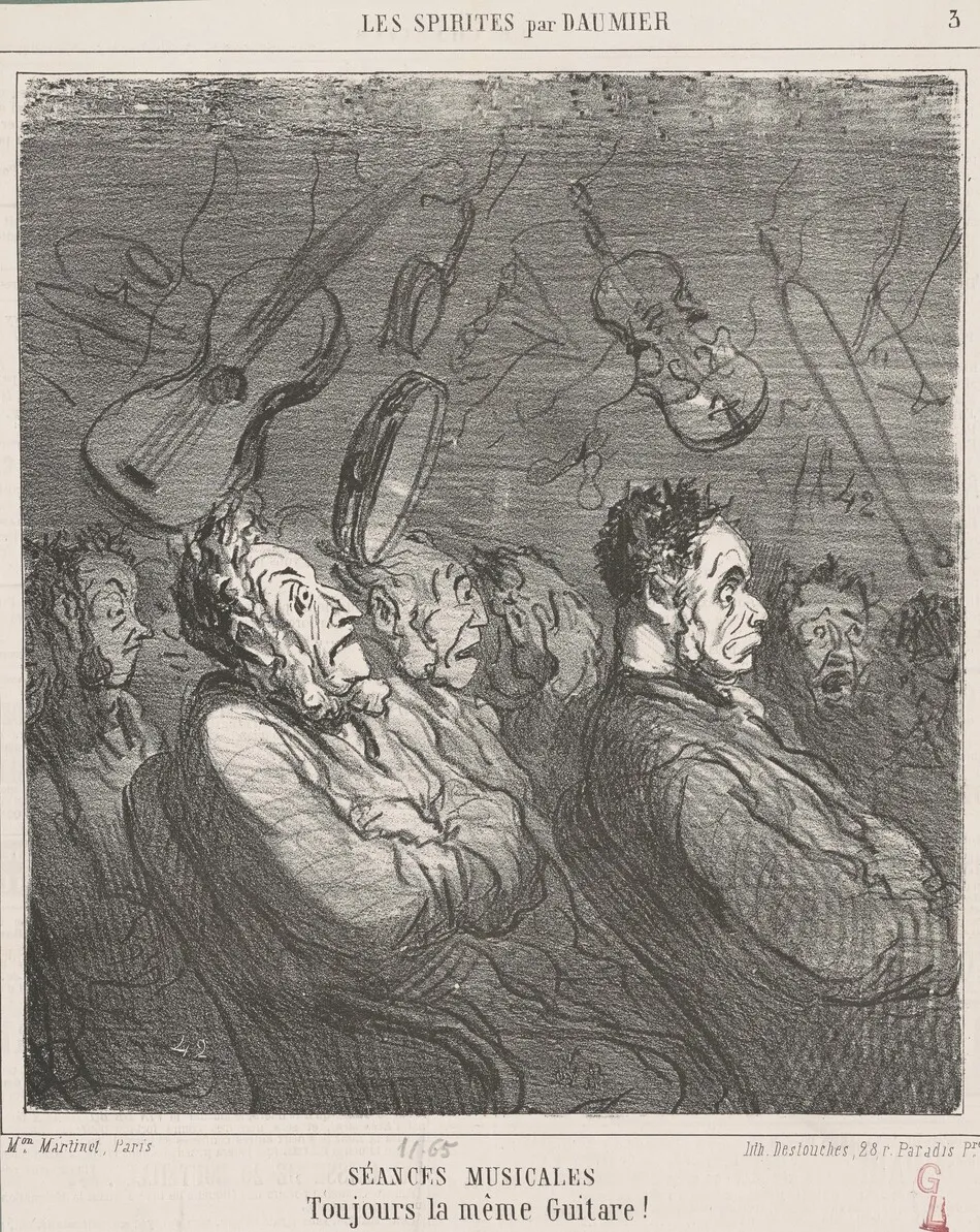 Séances musicales by Daumier, Honoré