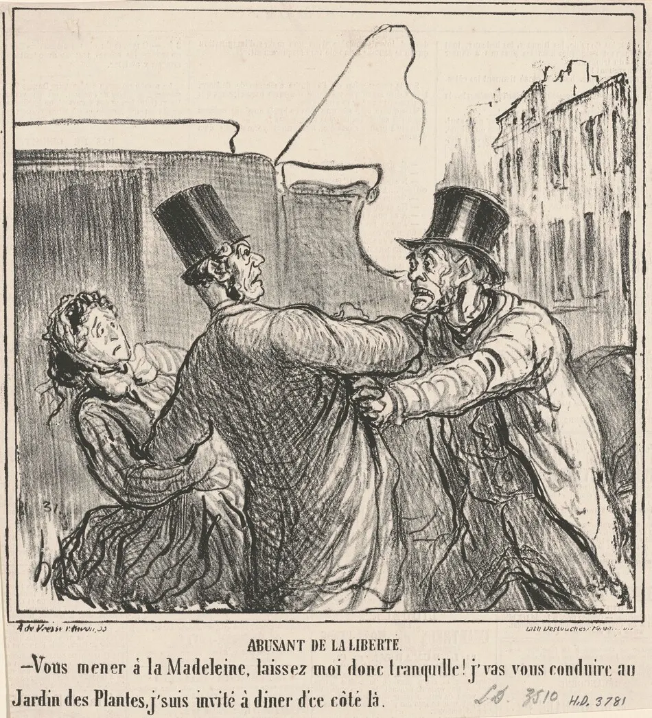Abusant de la liberté by Honoré Daumier