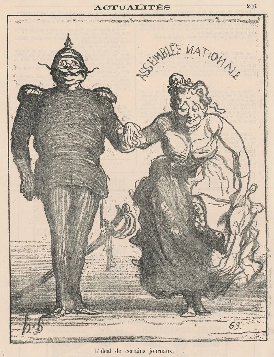 L'idéal de certains journaux by Honoré Daumier