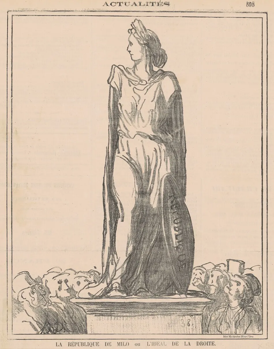 La république de Milo... by Honoré Daumier