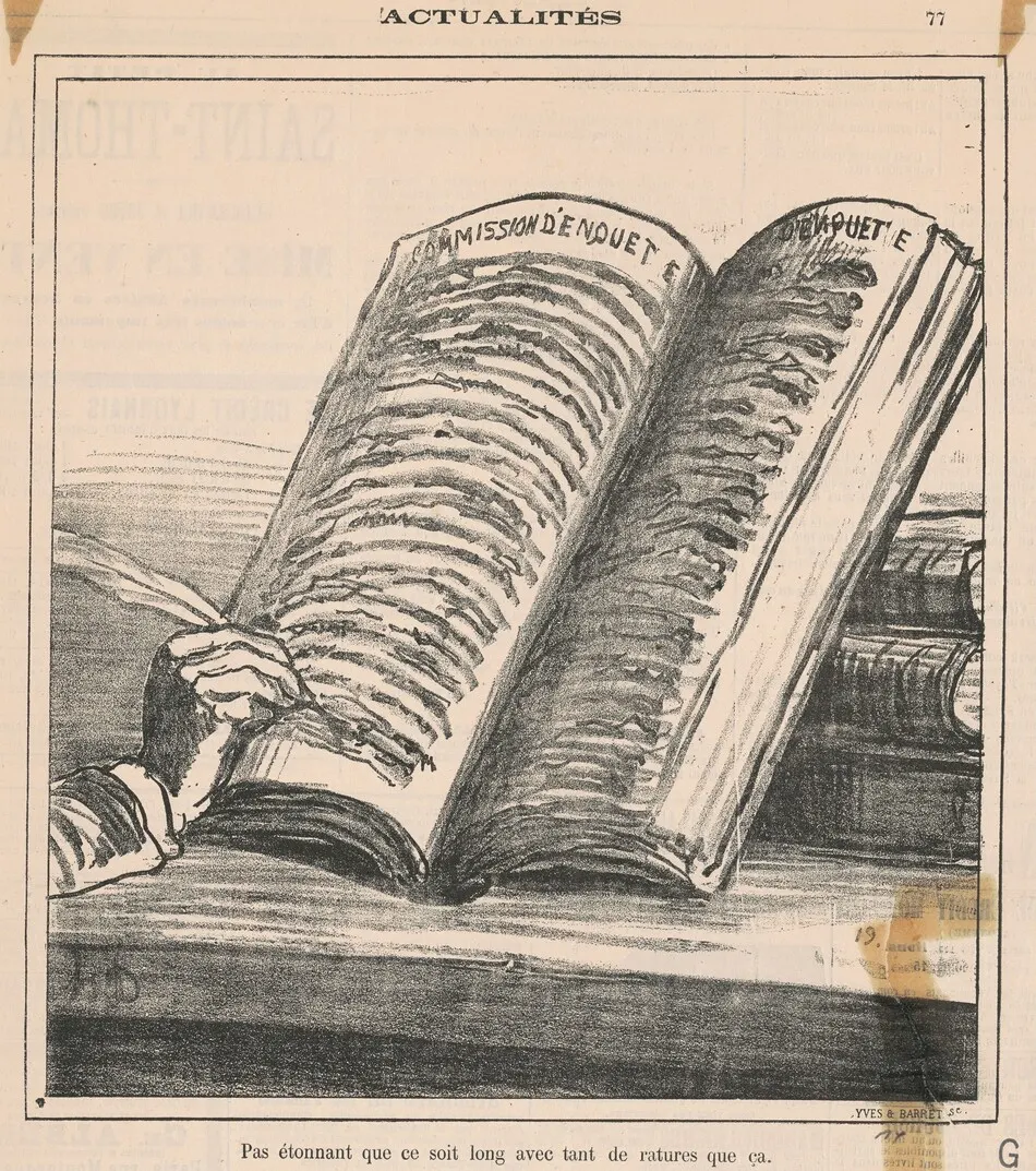 Pas étonnant que ce soit long ... by Honoré Daumier
