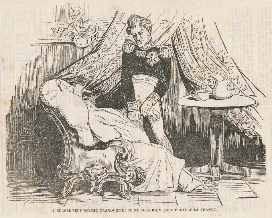 L'europe peut dormir tranquille ... by Honoré Daumier