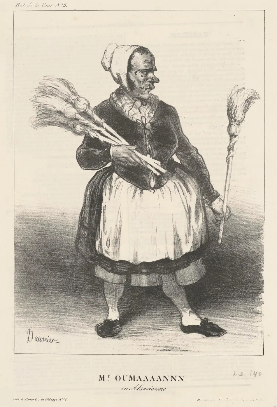 Coulman en Alsacienne by Honoré Daumier