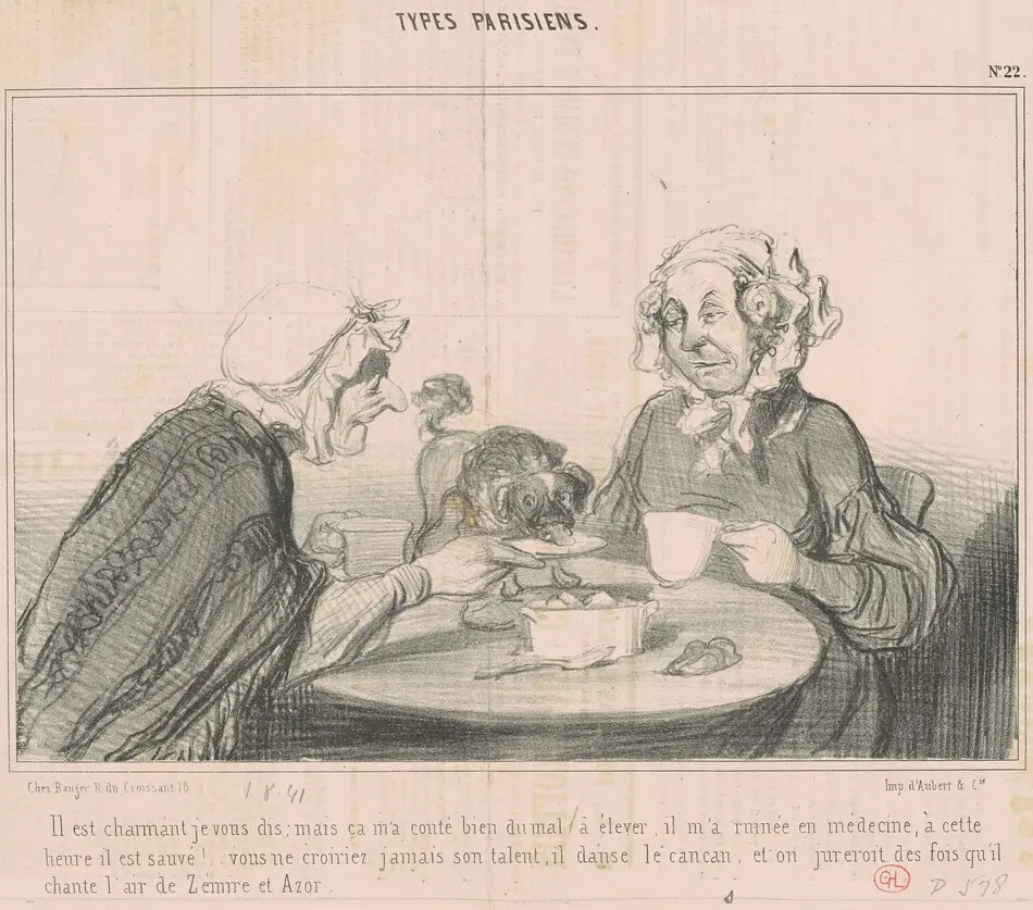 Il est charmant je vous dis... by Honoré Daumier