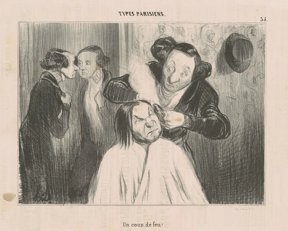 Un coup de feu! by Daumier, Honoré