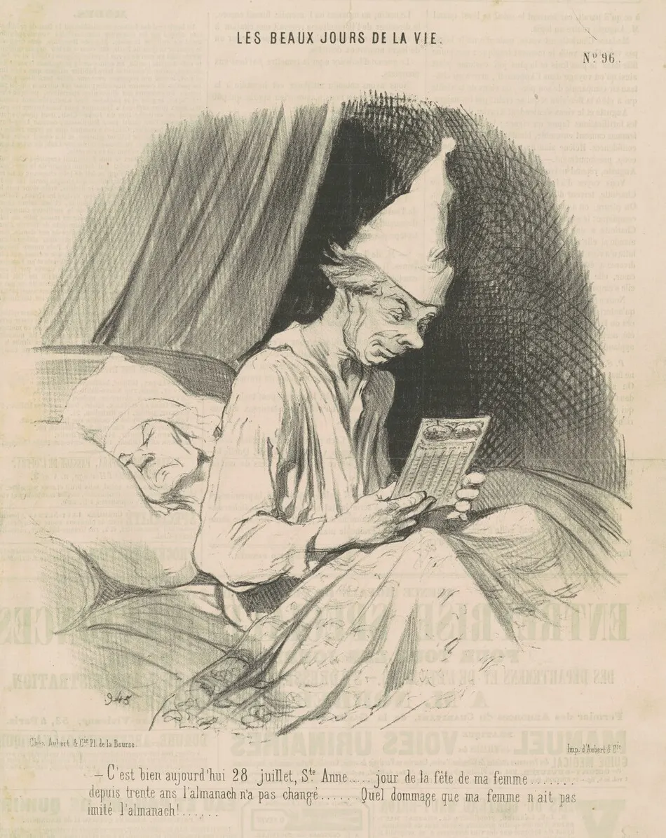 C'est bien aujourd'hui 28 Juillet ... by Honoré Daumier