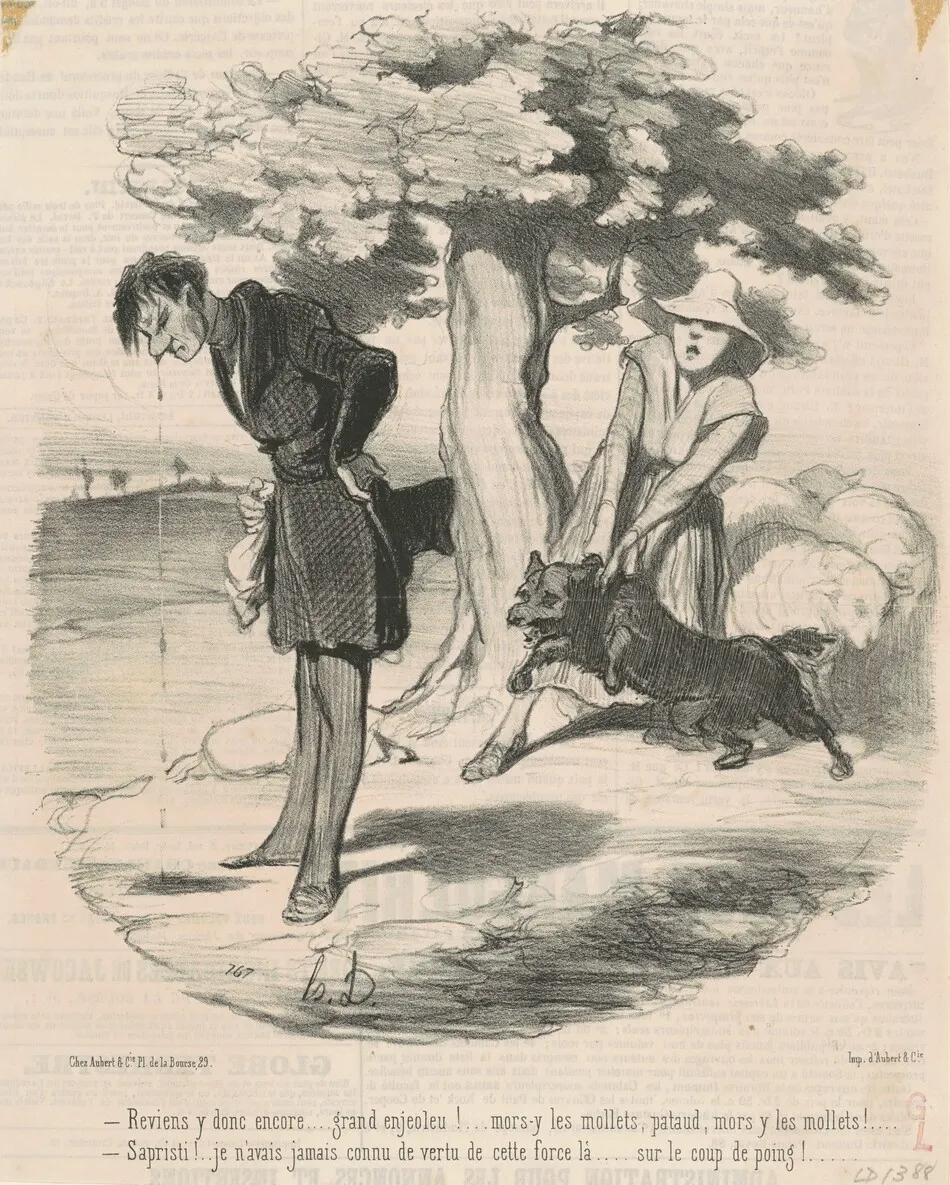 Reviens y donc encore ... grand enjeoleu! ... by Daumier, Honoré