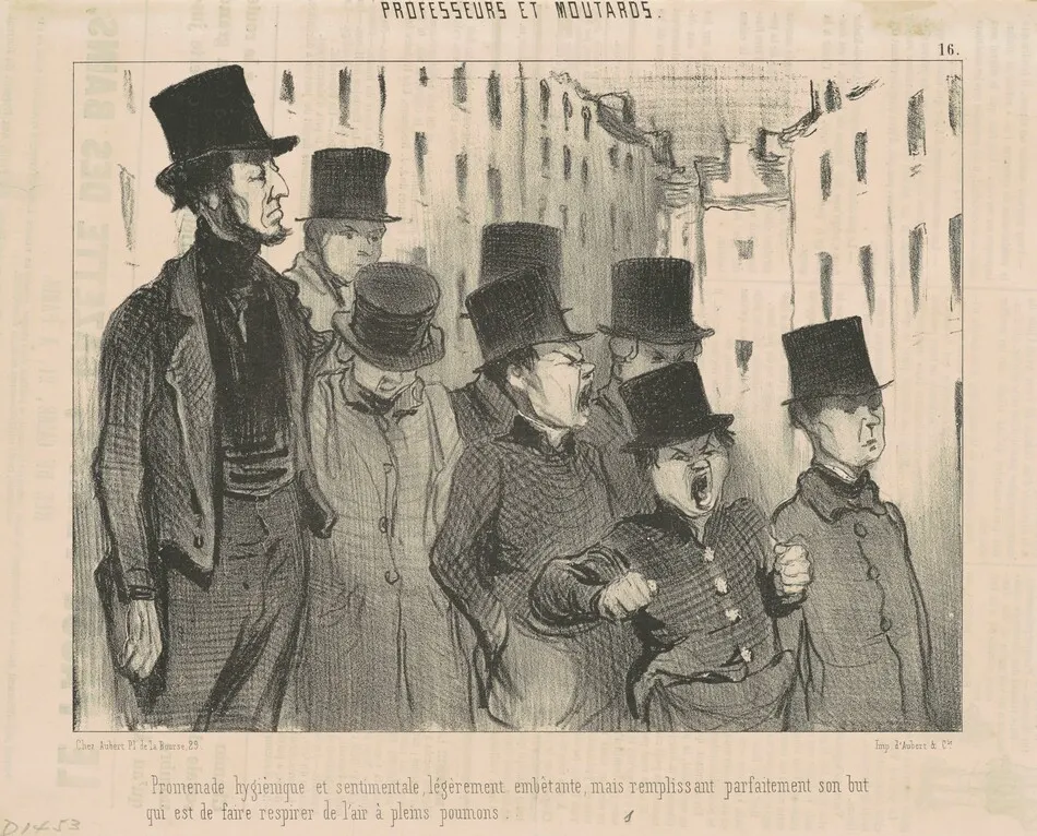 Promenade hygiénique et sentimentale ... by Honoré Daumier