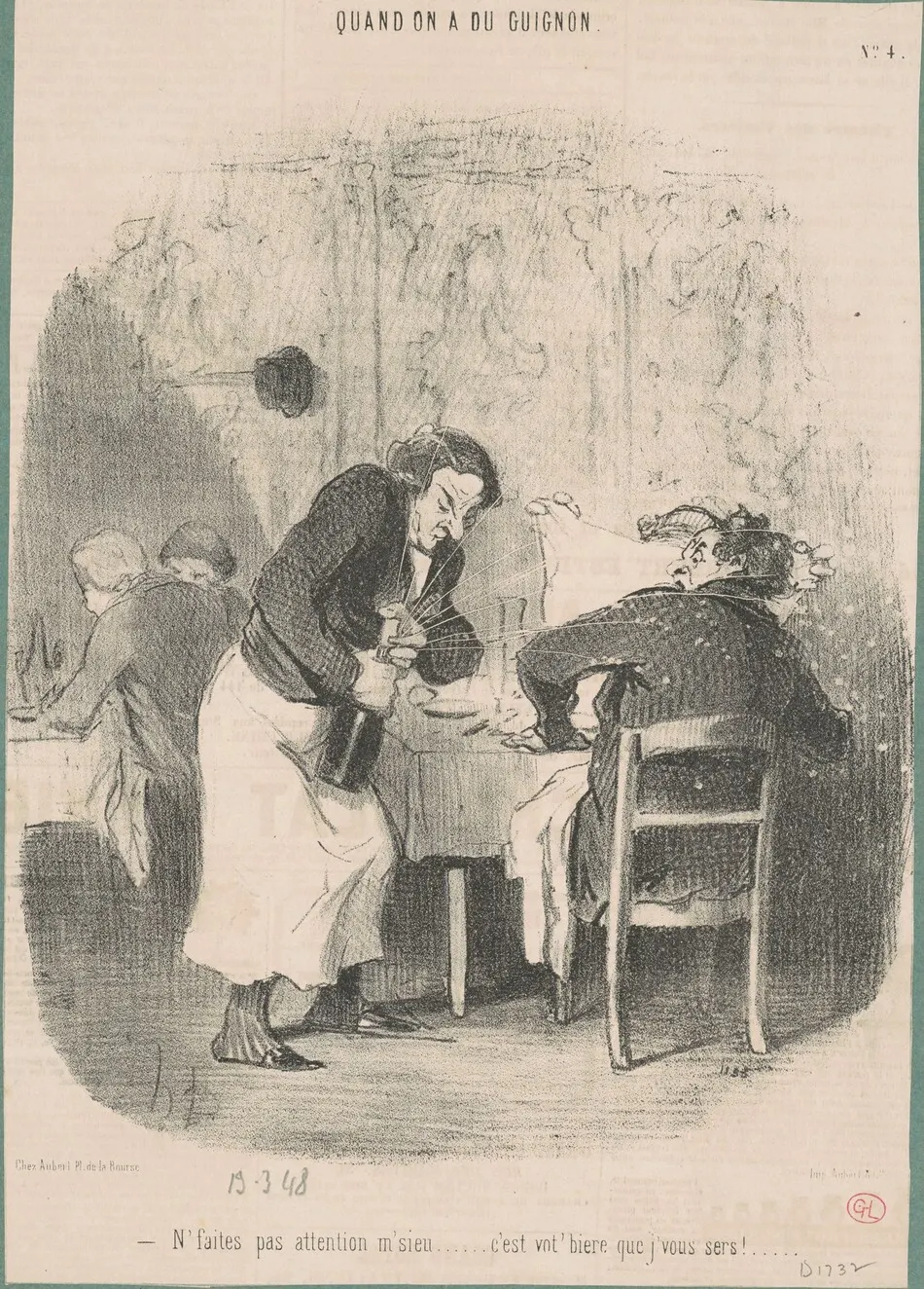 N'faites pas attention m'sieu ... by Honoré Daumier