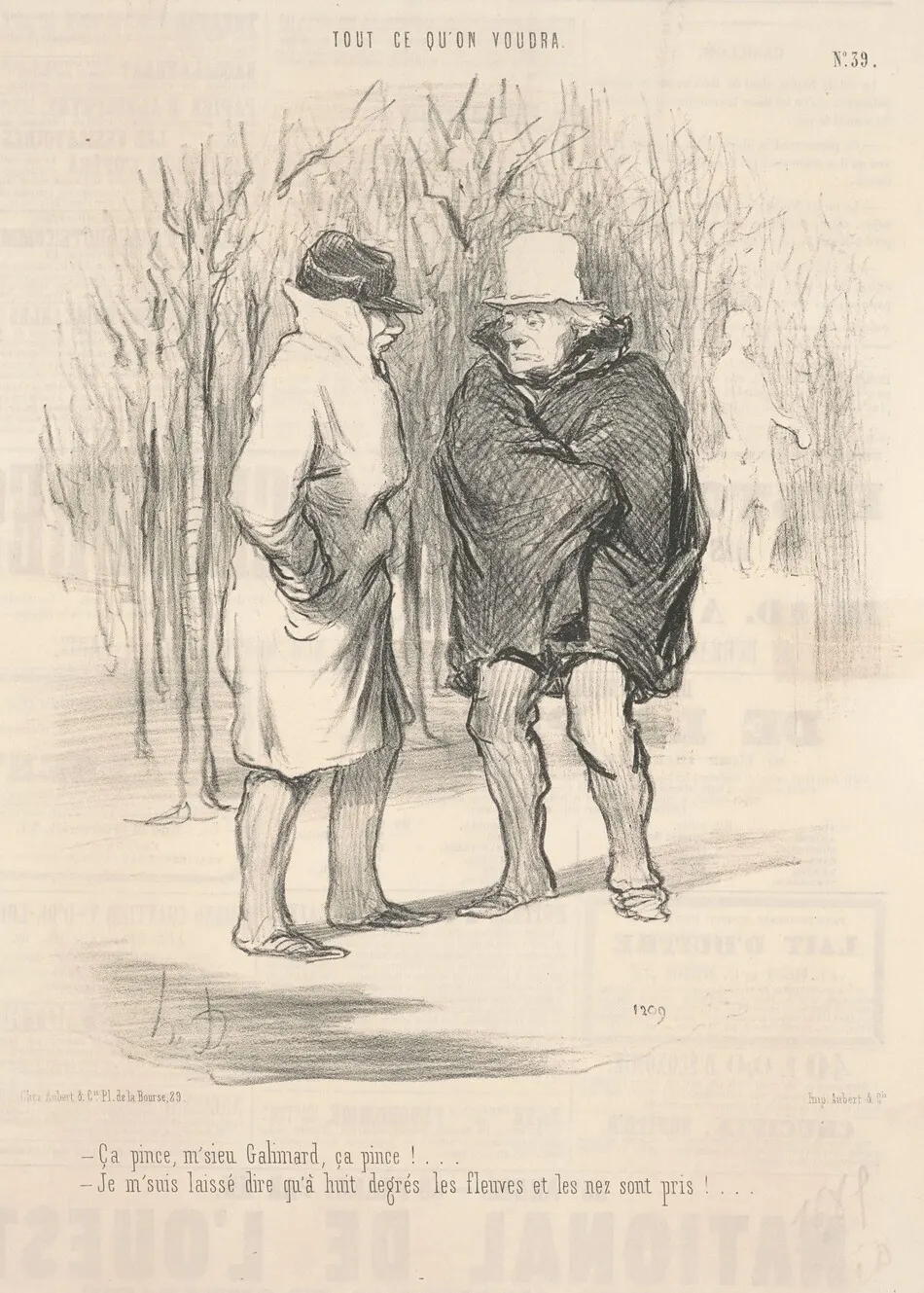 Ça pince, M'sieu Galimard, ça pince! ... by Honoré Daumier