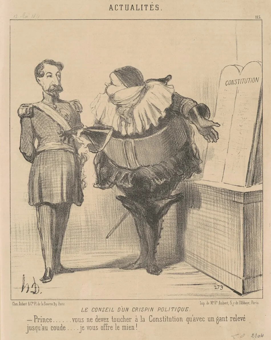 Les fricoteurs politiques by Honoré Daumier