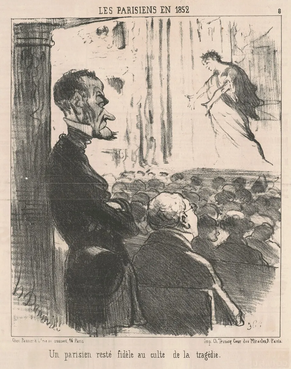 Un parisien resté fidèle ... by Daumier, Honoré