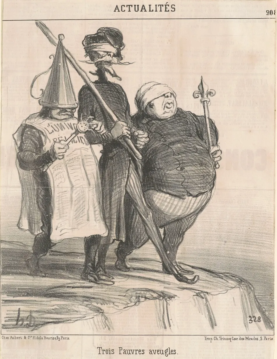 Trois Pauvres aveugles by Daumier, Honoré