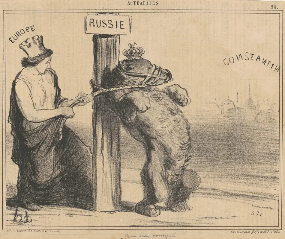 Un ours contrarié by Daumier, Honoré